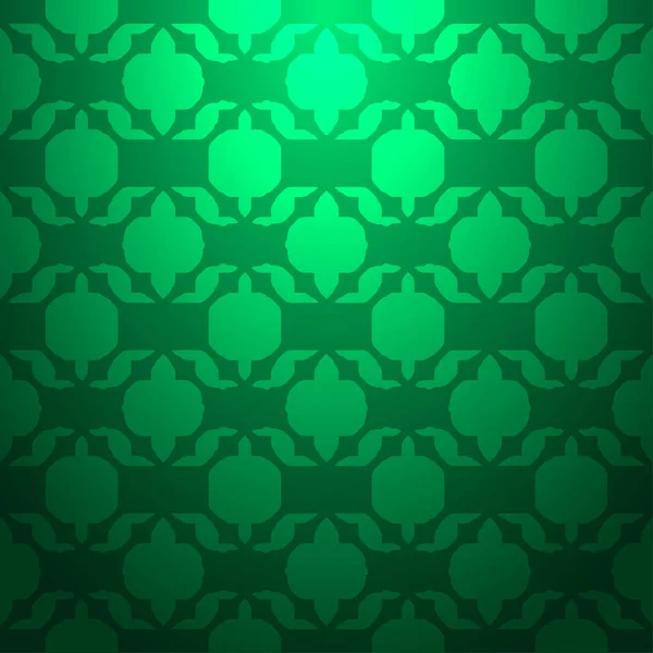 Fondo Abstracto Verde Patrón Sin Costuras Geométrico Texturizado Rayas Con — Vector de stock