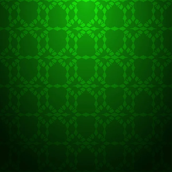 Zöld Absztrakt Zökkenőmentes Texturált Geometrikus Minta Gradiens Háttér — Stock Vector