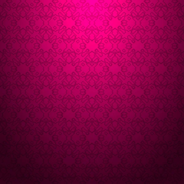 Magenta Abstraktes Muster Auf Dunklem Farbverlauf Hintergrund — Stockvektor