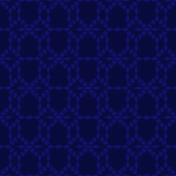 Blå Abstrakt Bakgrund Randig Texturerat Geometriska Seamless Mönster — Stock vektor
