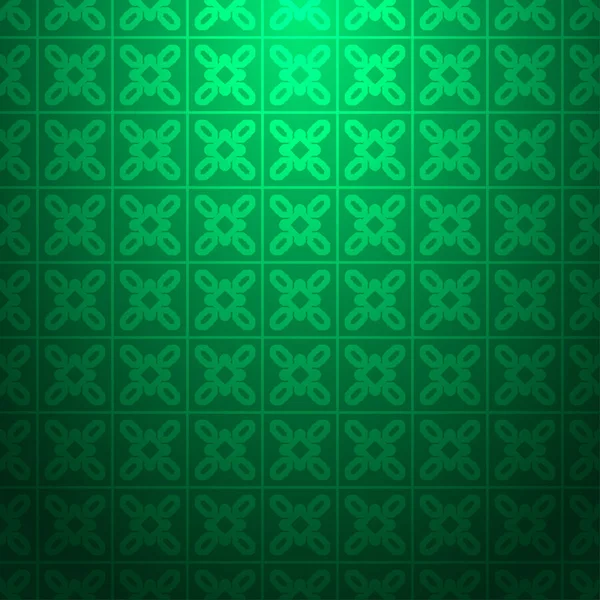 Zöld Absztrakt Zökkenőmentes Texturált Geometrikus Minta Gradiens Háttér — Stock Vector