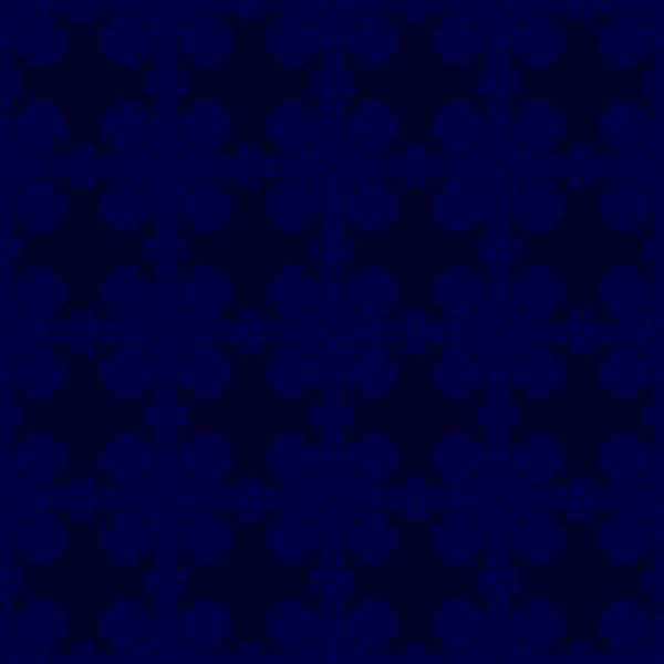 Námořnictvo Abstraktní Geometrické Bezešvé Vzor Tmavě Modrém Pozadí — Stockový vektor