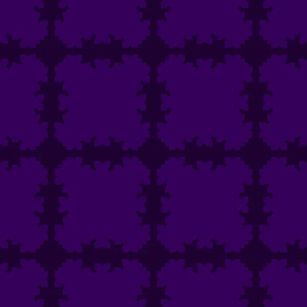 ストライプの黒の背景に藍の抽象模様をテクスチャ幾何学的シームレス パターン — ストックベクタ