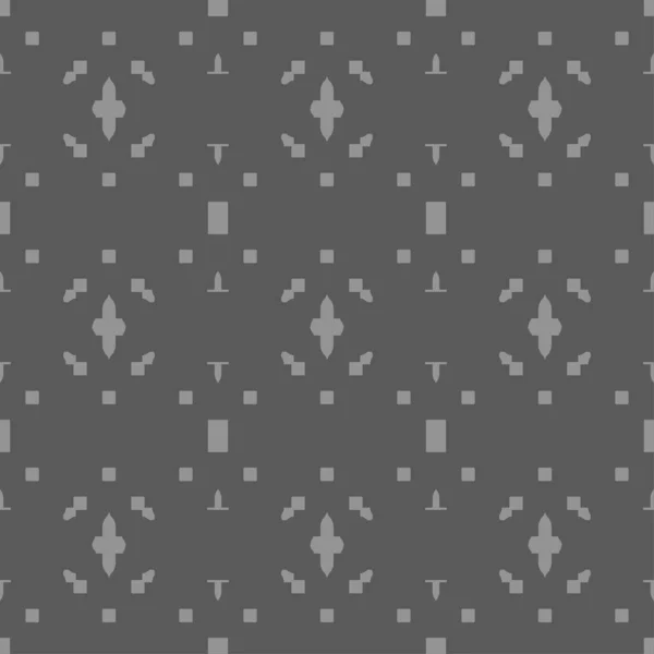 浅灰色背景上的灰色抽象带纹理几何图案 — 图库矢量图片