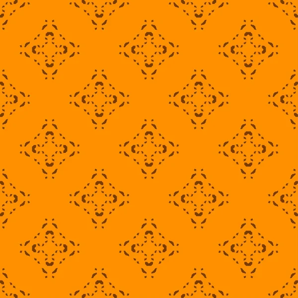 Orangefarbener Abstrakter Hintergrund Gestreifte Strukturierte Geometrische Nahtlose Muster — Stockvektor