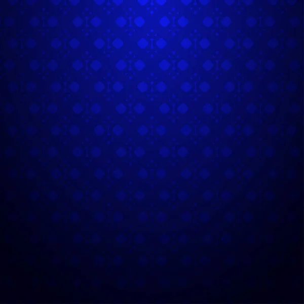 暗い青のグラデーション背景に海軍抽象的な幾何学的なシームレス パターン — ストックベクタ