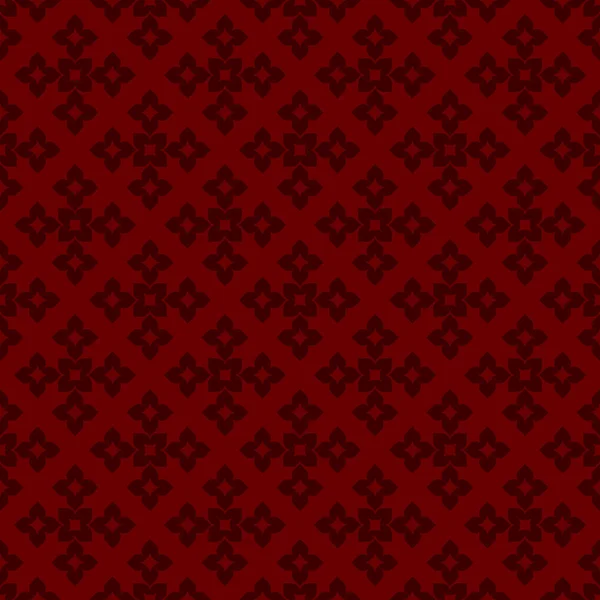 Векторний Червоний Безшовний Візерунок Темно Червоному Тлі Сучасна Стильна Текстура — стоковий вектор