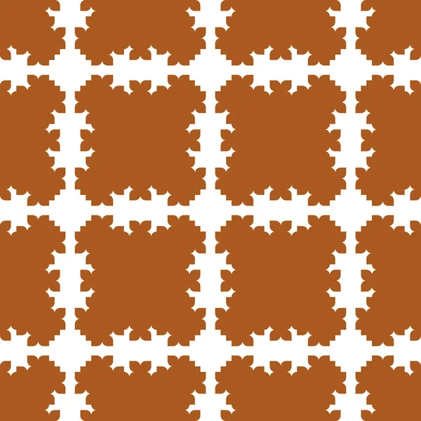 Oranje Abstracte Geometrische Naadloze Patroon Witte Achtergrond — Stockvector