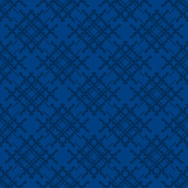 Blauwe Abstracte Achtergrond Gestreepte Textuur Geometrische Naadloze Patroon — Stockvector