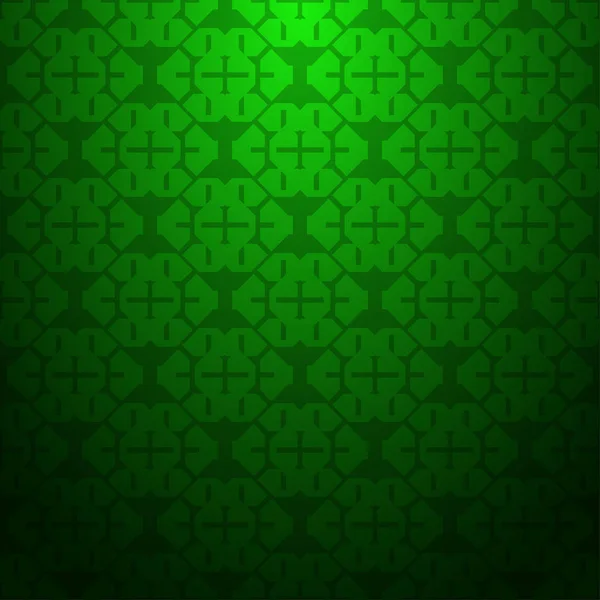 Groene Abstracte Naadloze Geometrische Structuurpatroon Verloop Achtergrond — Stockvector