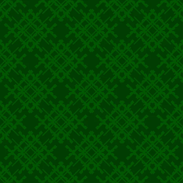 Groene Abstracte Achtergrond Gestreepte Textuur Geometrische Naadloze Patroon Donkere Achtergrond — Stockvector