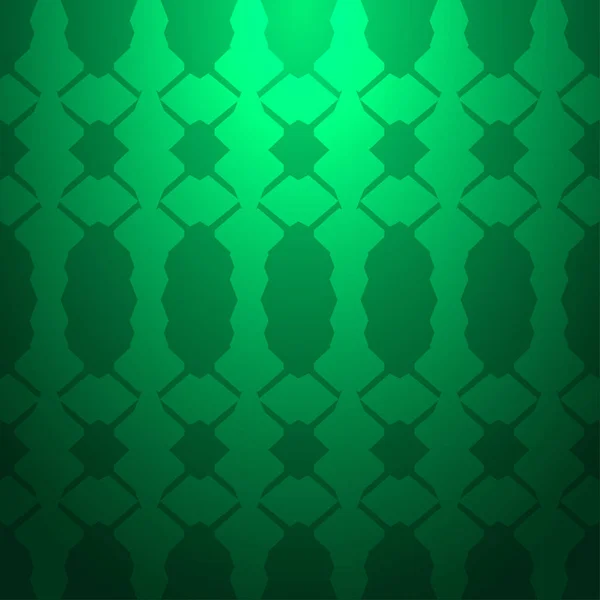 Green Abstract Gradient Striped Textured Geometric Seamless Pattern — Stock Vector