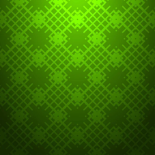 Modèle Abstrait Chaux Sur Fond Vert Motif Géométrique Sans Couture — Image vectorielle