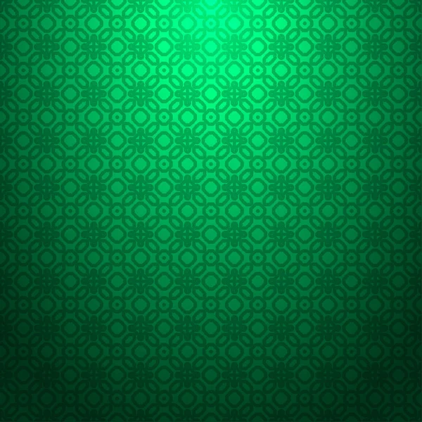 Patrón Geométrico Texturizado Abstracto Verde Sobre Fondo Degradado — Vector de stock