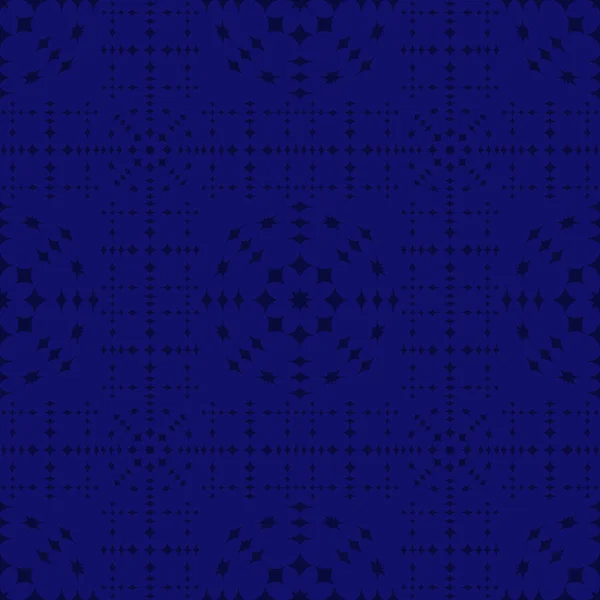Donanma Soyut Geometrik Seamless Modeli Koyu Mavi Zemin Üzerine — Stok Vektör