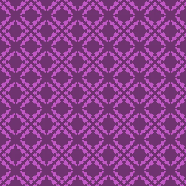 矢量无缝模式 现代时尚的纹理 重复几何窗饰 当代平面设计 紫色背景 — 图库矢量图片