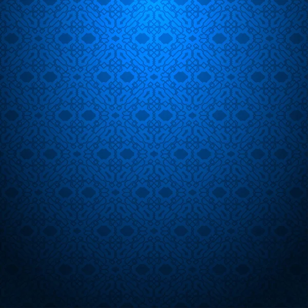 Bleu Fond Abstrait Rayé Motif Géométrique Sans Couture Texturé — Image vectorielle