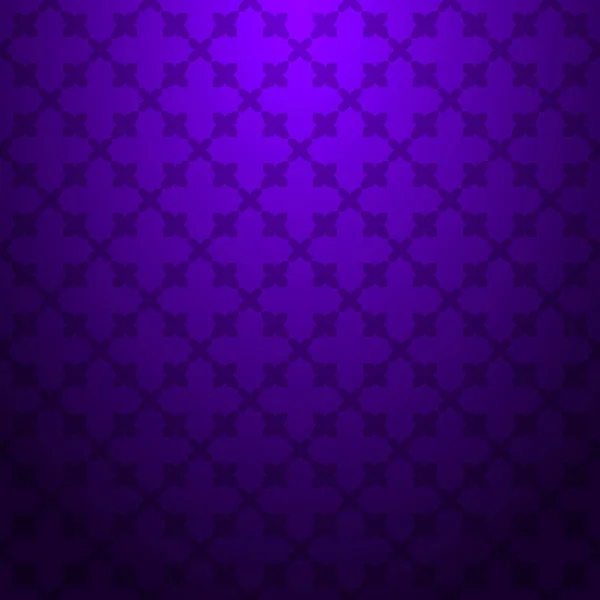 ストライプ 紫色の背景に藍の抽象模様をテクスチャ幾何学的シームレス パターン — ストックベクタ