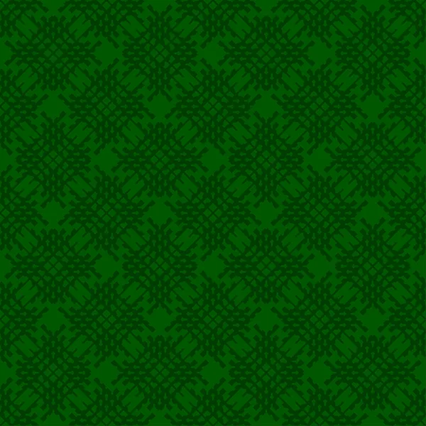 Зеленый Абстрактный Фон Полосатый Текстурированный Геометрический Бесшовный Узор Темном Фоне — стоковый вектор