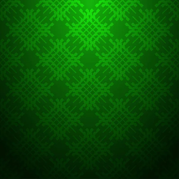 Grüner Abstrakter Hintergrund Gestreifte Geometrische Muster Ohne Naht — Stockvektor
