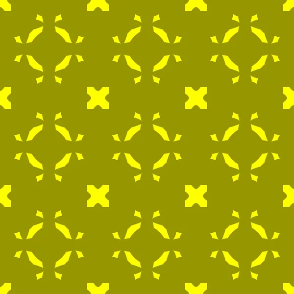 Gelbes Abstraktes Geometrisches Muster Abstraktes Geometrisches Muster — Stockvektor