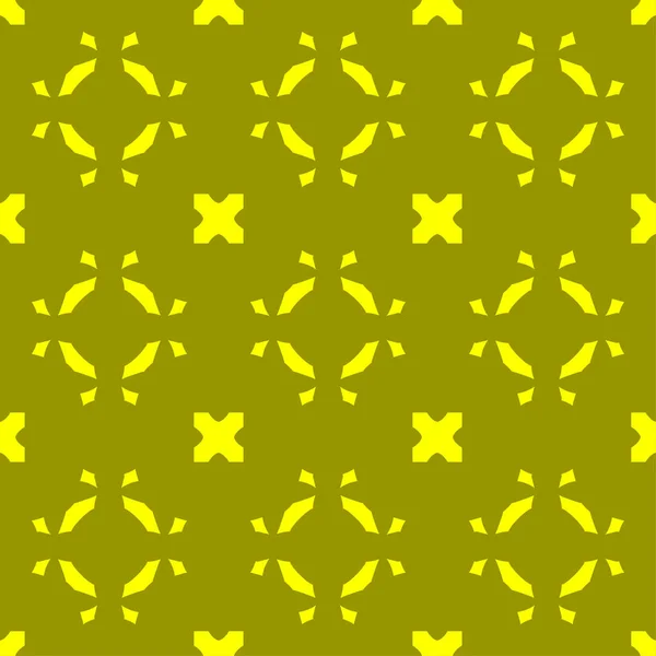 Patrón Geométrico Abstracto Amarillo Patrón Geométrico Abstracto — Vector de stock