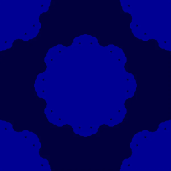 Námořnictvo Abstraktní Geometrické Bezešvé Vzor Tmavě Modrém Pozadí — Stockový vektor