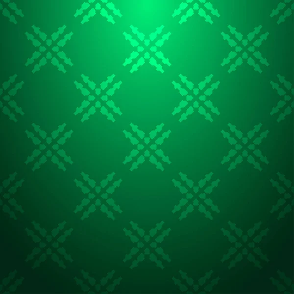Green Abstract Striped Textured Geometric Seamless Pattern — Stock Vector