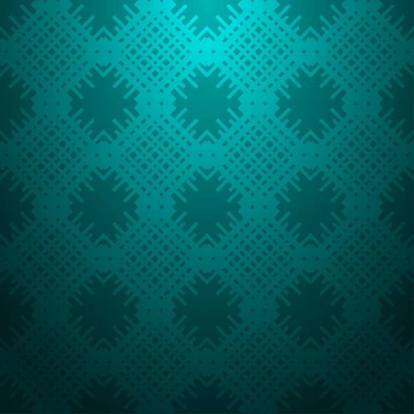 Fond Abstrait Cyan Motif Géométrique Sans Couture Rayé Texturé — Image vectorielle