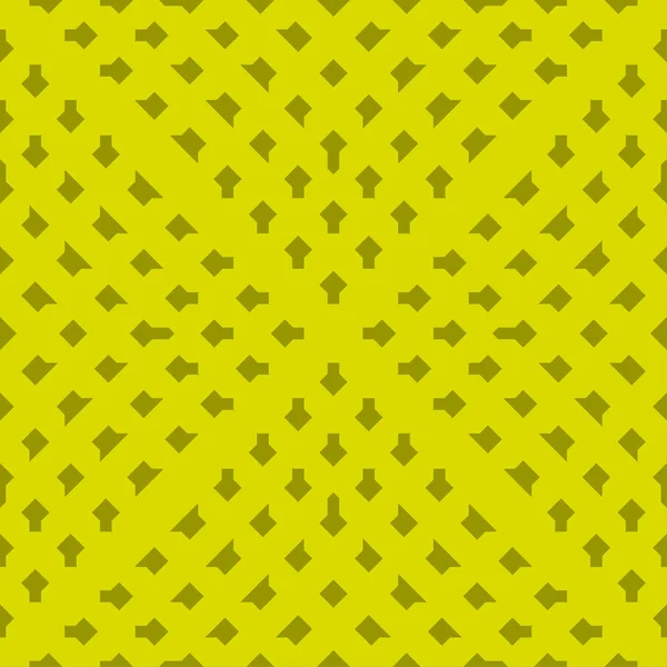 黄色の抽象的な幾何学模様 抽象幾何学的なパターンの背景 — ストックベクタ