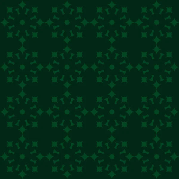 Grön Abstrakt Smidig Texturerat Geometriska Mönster Mörkgrön Bakgrund — Stock vektor