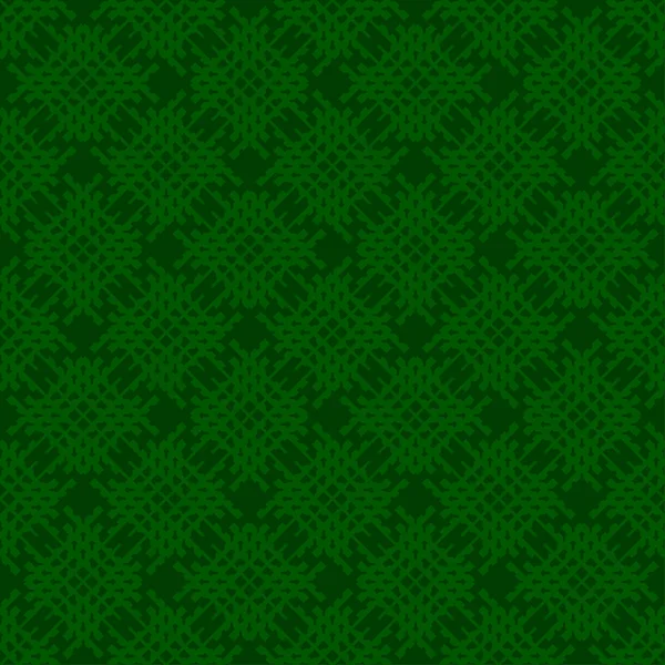 Groene Abstracte Achtergrond Gestreepte Textuur Geometrische Naadloze Patroon Donkere Achtergrond — Stockvector