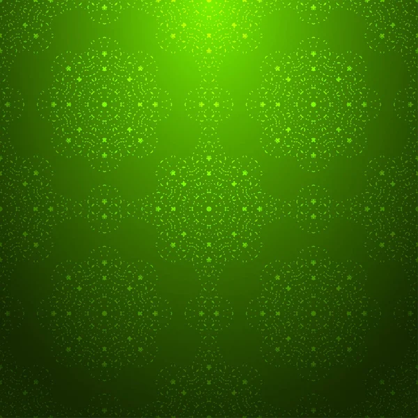 Patrón Abstracto Cal Sobre Fondo Verde Patrón Sin Costuras Geométrico — Vector de stock