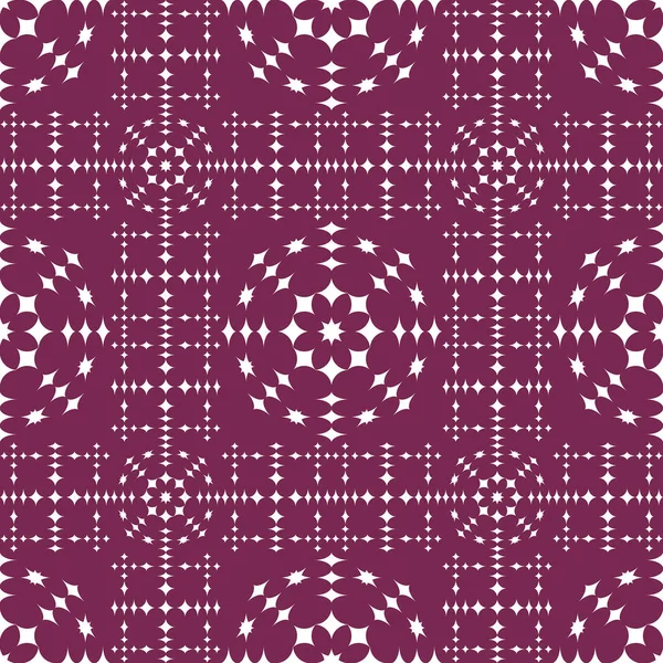 Magenta Abstrait Motif Sans Couture Sur Fond Blanc — Image vectorielle