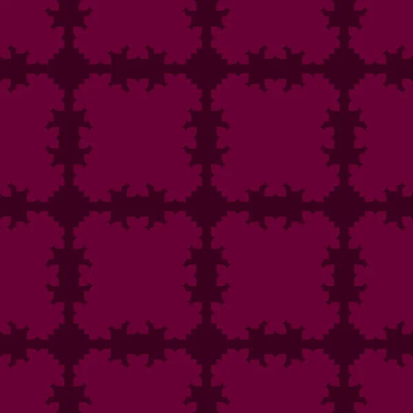 Magenta Abstrait Motif Sans Couture Sur Fond Rouge Foncé — Image vectorielle