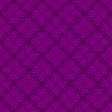 Vektör seamless modeli. Modern şık doku. Geometrik oyma yinelenen. Çağdaş grafik tasarım. Mor renk arka plan.
