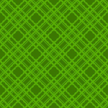 Kireç soyut desen çizgili yeşil zemin üzerine geometrik seamless modeli dokulu
