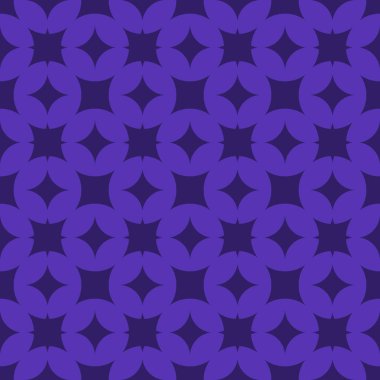 Indigo soyut desen çizgili mor zemin üzerine geometrik seamless modeli dokulu