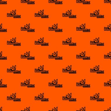 Cadılar Bayramı seamless modeli. Cadılar Bayramı partisi poster için tasarım öğeleri. Cadılar Bayramı desen basit stil vektör çizim içinde sorunsuz.