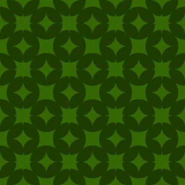 Kireç soyut desen çizgili koyu yeşil zemin üzerine geometrik seamless modeli dokulu