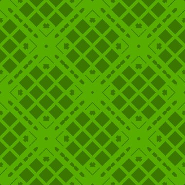 Kireç soyut desen çizgili yeşil zemin üzerine geometrik seamless modeli dokulu
