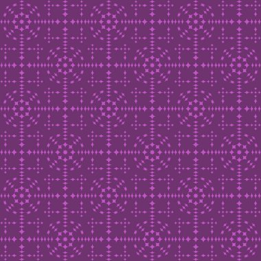 Vektör seamless modeli. Modern şık doku. Geometrik oyma yinelenen. Çağdaş grafik tasarım. Mor renk arka plan.
