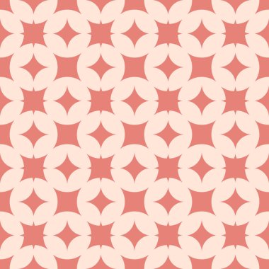 Pembe soyut geometrik Seamless Modeli