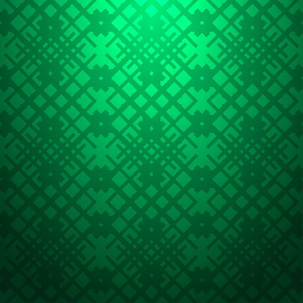 Fundo Abstrato Verde Padrão Sem Costura Ilustração Vetorial — Vetor de Stock