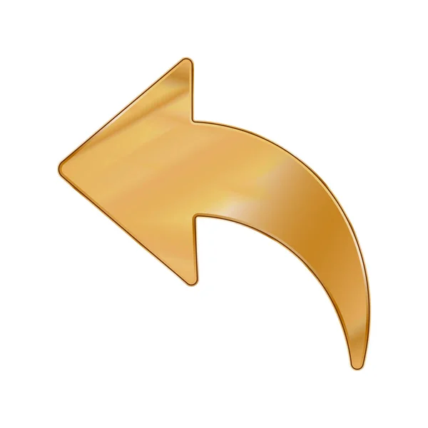 3D Golden Arrow — Stock Photo © georgios #1222232