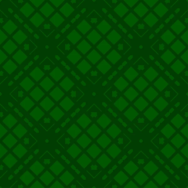 绿色抽象背景 在深色背景上的带条纹纹理几何无缝图案 — 图库矢量图片