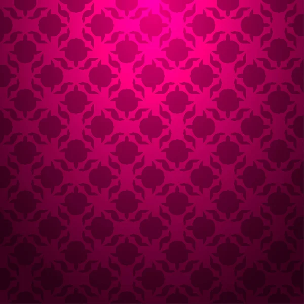 Patrón Abstracto Magenta Sobre Fondo Gradiente Oscuro — Vector de stock