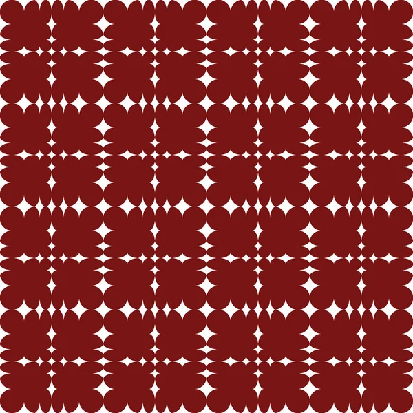 Patrón Sin Costura Vector Rojo Sobre Fondo Blanco Textura Moderna — Vector de stock