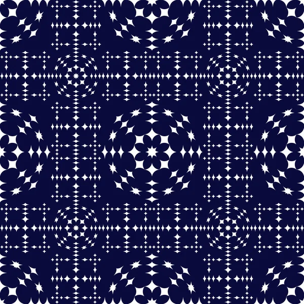 Donanma soyut geometrik Dikişsiz desen beyaz arka plan üzerinde