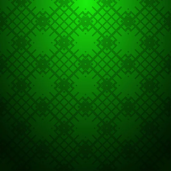 Groene Abstracte Achtergrond Gestreepte Textuur Geometrische Naadloze Patroon — Stockvector